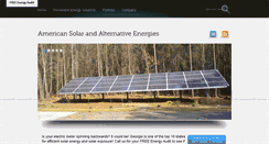 Desktop Screenshot of americansolarenergies.com